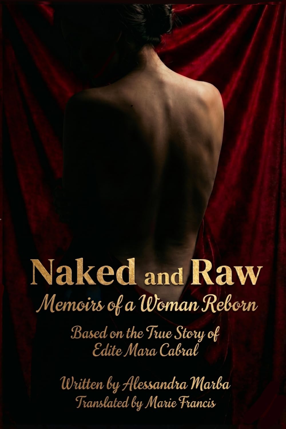 Naked and Raw, English cover, by Alessandra Marba